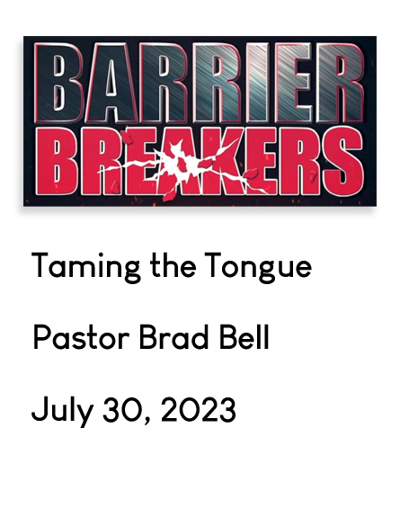 Barrier Breakers Series July 30