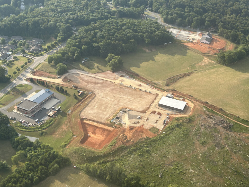 Impact Church Forest VA from the Air