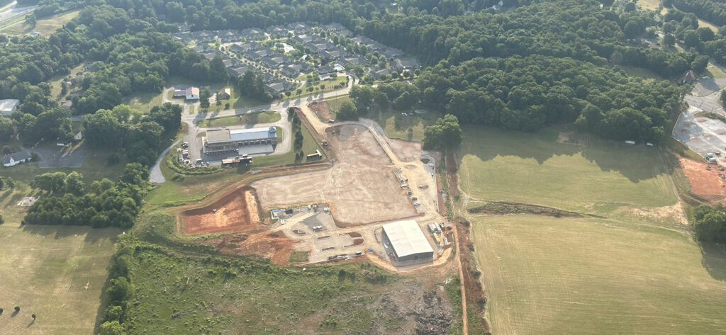 Impact Church Forest VA from the Air