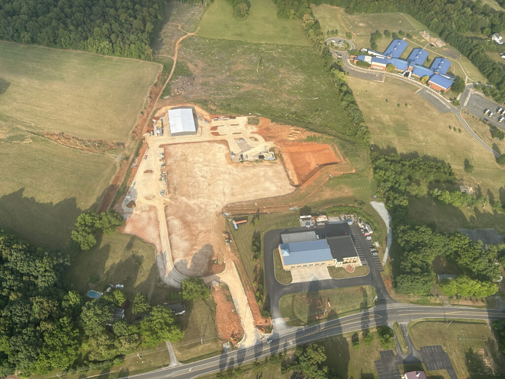 Impact Church Forest VA from the Air