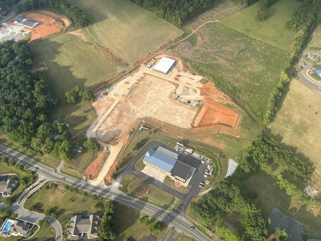 Impact Church Forest VA from the Air